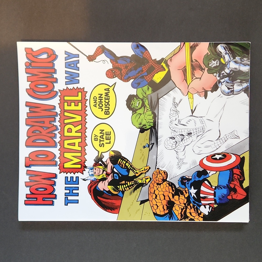 Marvel Comics"How To Draw Comics" The Marvel Way, 1st Ed SC Reprint of 1974 book
